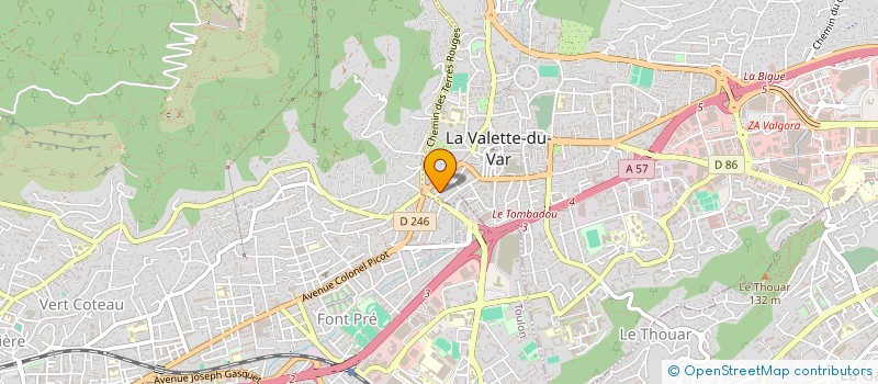 localisation de l'entreprise SCI PUPPO à LA VALETTE-DU-VAR