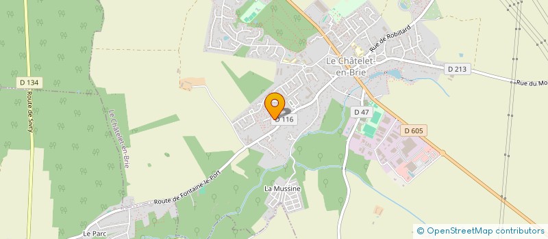 localisation de l'entreprise SCI PUPPY  LE CHATELET-EN-BRIE