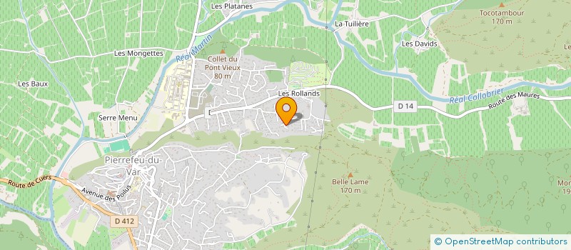 localisation de l'entreprise SCI PURA VIDA  PIERREFEU-DU-VAR