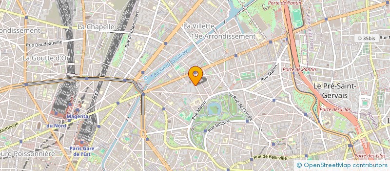 localisation de l'entreprise SCI PURO  PARIS