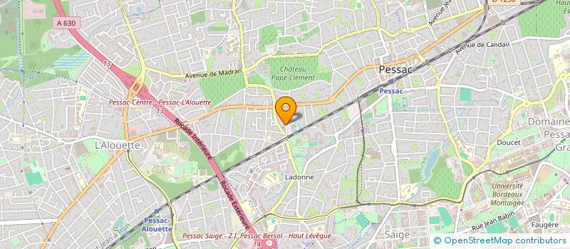 localisation de l'entreprise SCI PURPAN  PESSAC