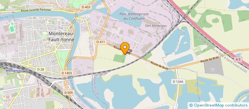 localisation de l'entreprise SCI PURPLE  CANNES-ECLUSE