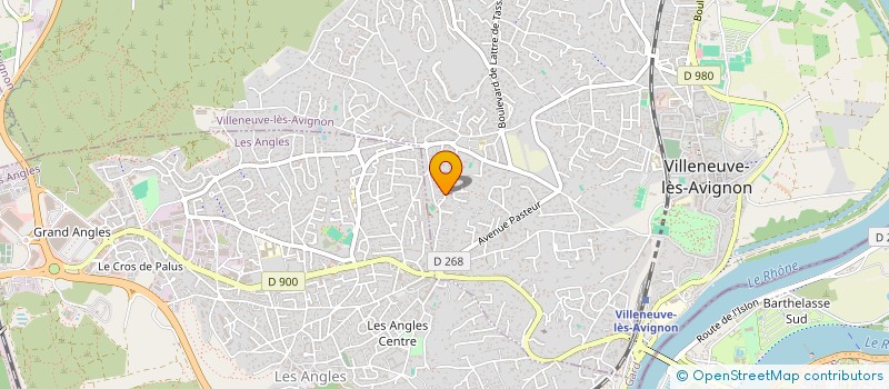 localisation de l'entreprise SCI PUSH & CO  VILLENEUVE-LES-AVIGNON