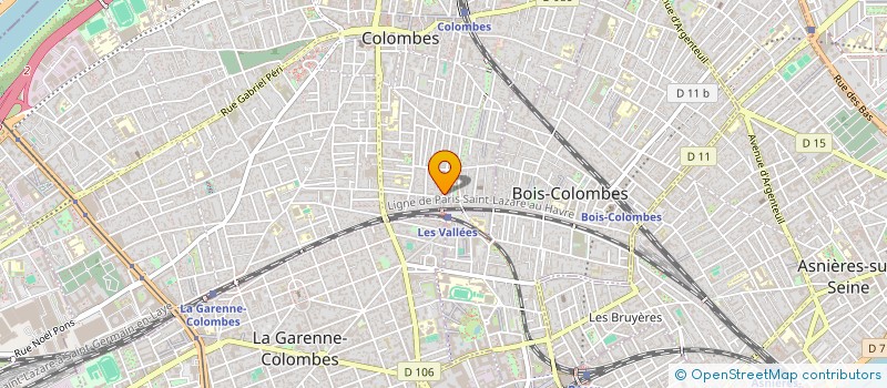localisation de l'entreprise SCI PUSH MI à COLOMBES