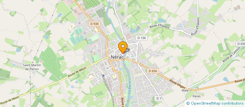 localisation de l'entreprise SCI PUSOQUE  NERAC