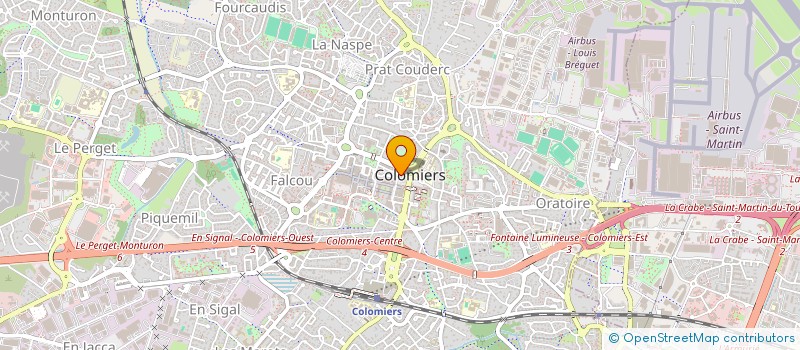 localisation de l'entreprise SCI PUTAU COLOMIERS à COLOMIERS