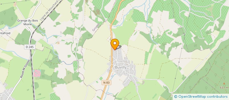 localisation de l'entreprise SCI PUTAUX-MENETRIER  BUVILLY