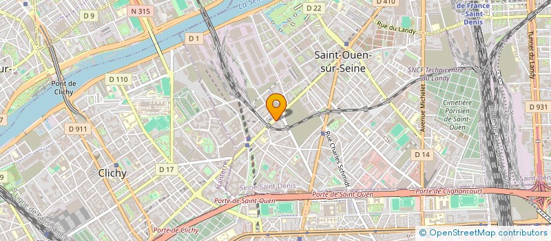 localisation de l'entreprise SCI PUTEAUX CHARCOT à SAINT-OUEN-SUR-SEINE