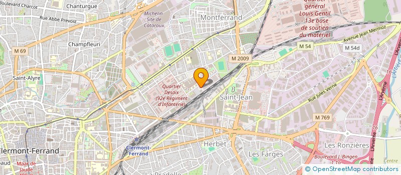 localisation de l'entreprise SCI PUY DE SANTE  CLERMONT-FERRAND