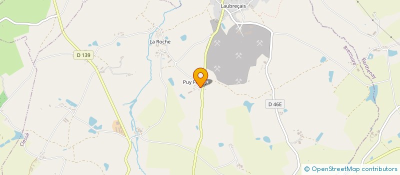 localisation de l'entreprise SCI PUY FLEURY  CLESSE