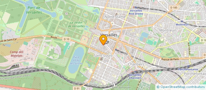 localisation de l'entreprise SCI PUY REDON à VERSAILLES