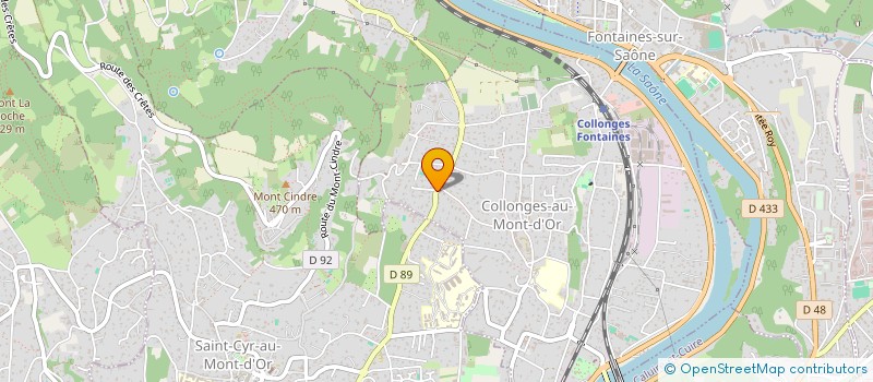 localisation de l'entreprise SCI PUY SAINT-NIZIER  COLLONGES-AU-MONT-D'OR
