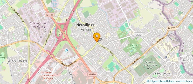 localisation de l'entreprise SCI PUY-SEC à NEUVILLE-EN-FERRAIN