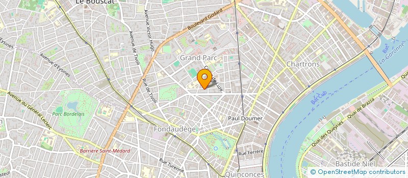 localisation de l'entreprise SCI PUYBAREAU  BORDEAUX