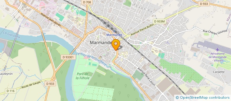 localisation de l'entreprise SCI PUYGUERAUD  MARMANDE