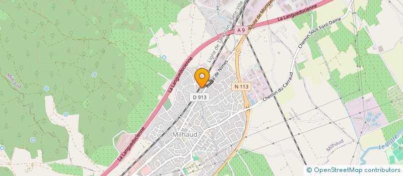 localisation de l'entreprise SCI PUYLAURENT  MILHAUD