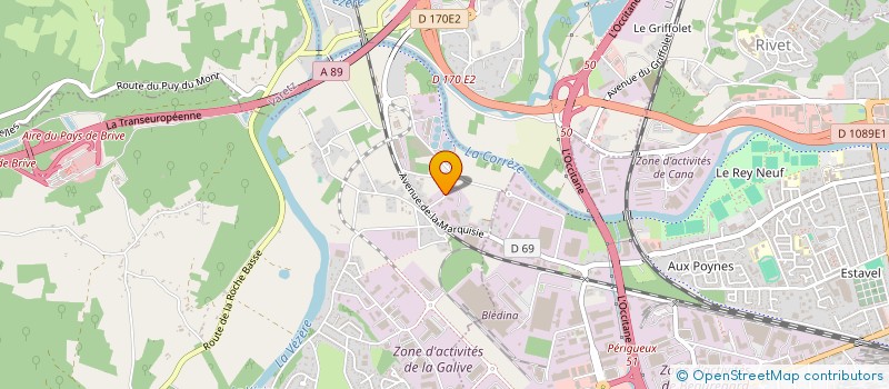 localisation de l'entreprise SCI PUYMOREL  SAINT-PANTALEON-DE-LARCHE