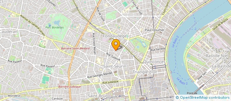 localisation de l'entreprise SCI PUZZLE  BORDEAUX