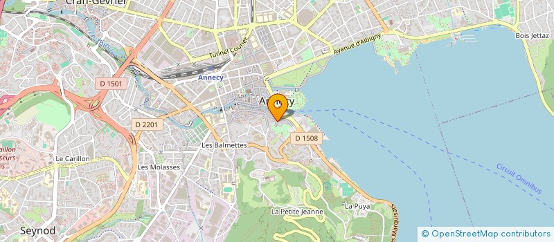 localisation de l'entreprise SCI PUZZLE INVESTMENTS  ANNECY