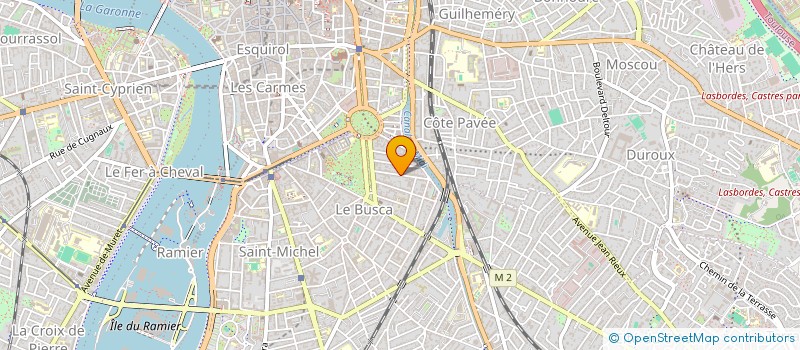 localisation de l'entreprise SCI PV à TOULOUSE