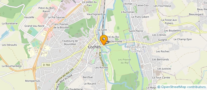 localisation de l'entreprise SCI PV MAGDELEINE  LOCHES