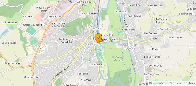 localisation de l'entreprise SCI PV PICOIS  LOCHES