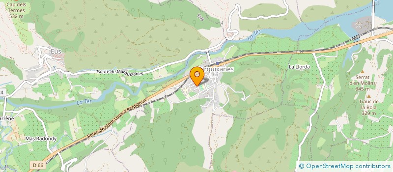 localisation de l'entreprise SCI PVAL  MARQUIXANES