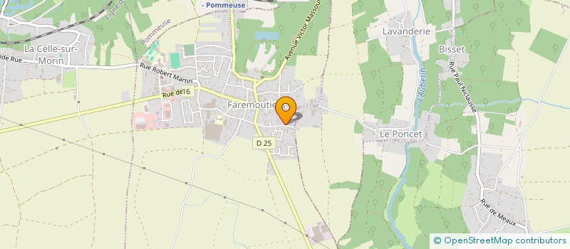 localisation de l'entreprise SCI PVAL DENIS  FAREMOUTIERS