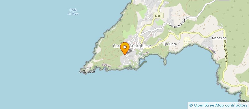 localisation de l'entreprise SCI PVBM  CARGESE