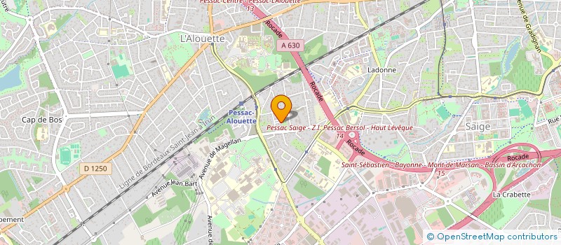 localisation de l'entreprise SCI PVCZ  PESSAC