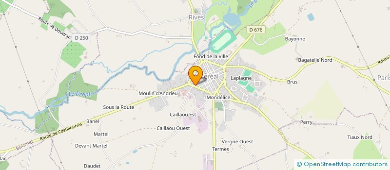 localisation de l'entreprise SCI PVK  VILLEREAL