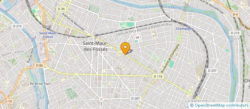 localisation de l'entreprise SCI PVL GENERAL HENRY à SAINT-MAUR-DES-FOSSES