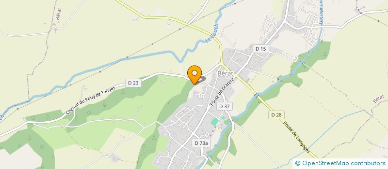 localisation de l'entreprise SCI PVL PLEIN CIEL  BERAT