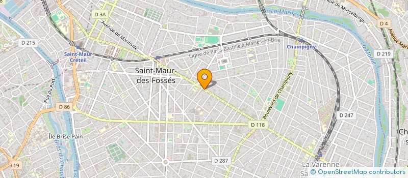 localisation de l'entreprise SCI PVL VILLEJUIF à SAINT-MAUR-DES-FOSSES