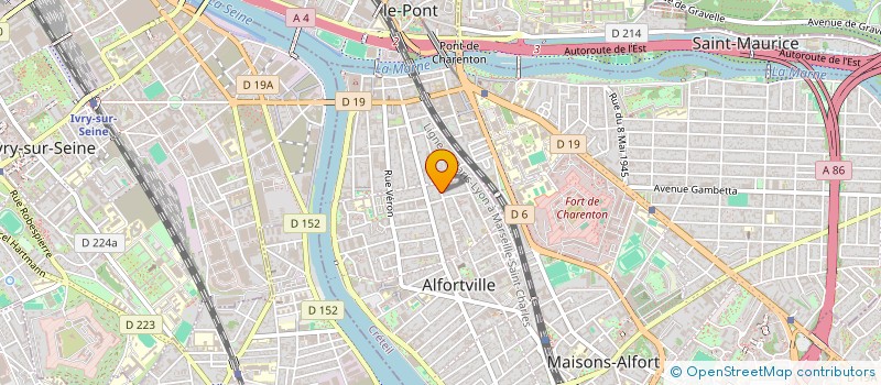localisation de l'entreprise SCI PVM à ALFORTVILLE