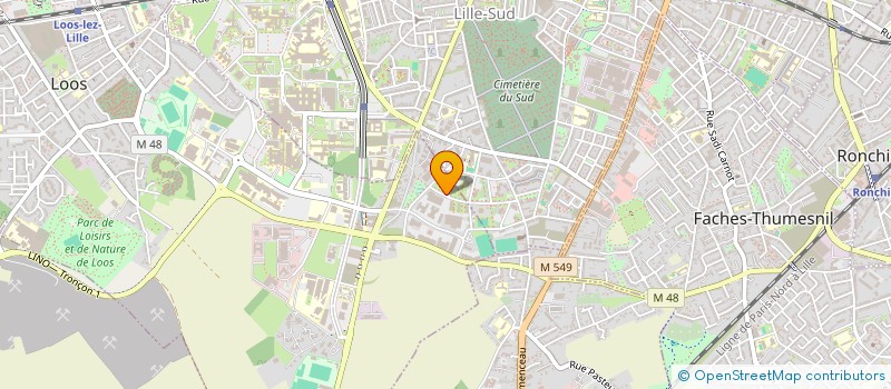 localisation de l'entreprise SCI PVMS  LOOS