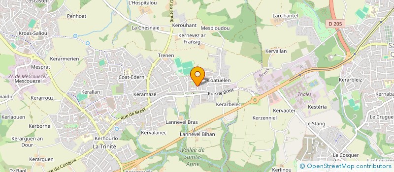 localisation de l'entreprise SCI PVN IMMOBILIER  PLOUZANE