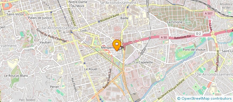 localisation de l'entreprise SCI PVR à MARSEILLE