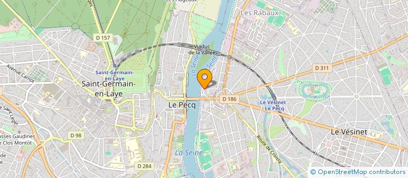 localisation de l'entreprise SCI PVVB  LE PECQ