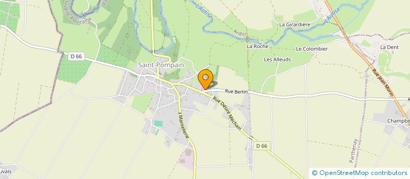 localisation de l'entreprise SCI PVX IMMO  SAINT-POMPAIN