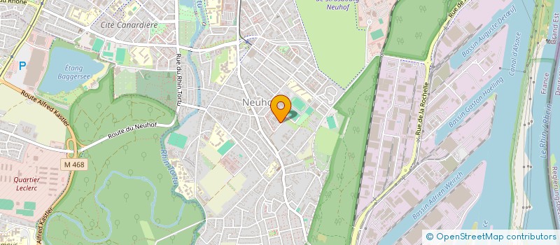 localisation de l'entreprise SCI PW  STRASBOURG