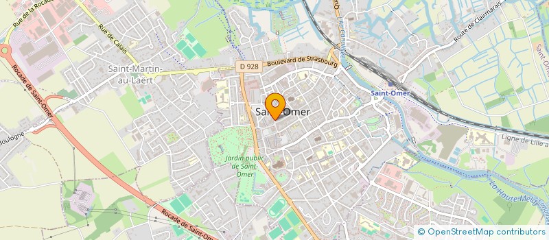 localisation de l'entreprise SCI PW  SAINT-MARTIN-LEZ-TATINGHEM