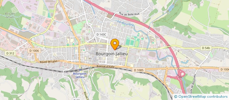 localisation de l'entreprise SCI PW à BOURGOIN-JALLIEU