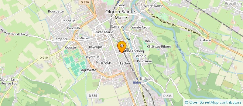 localisation de l'entreprise SCI PY PAS  OLORON-SAINTE-MARIE