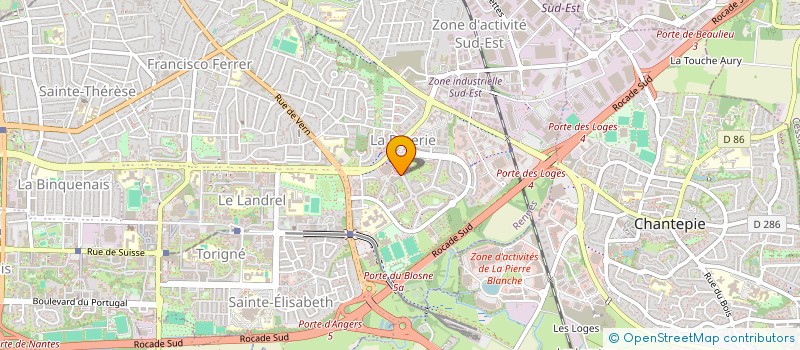 localisation de l'entreprise SCI PYANATEC  RENNES