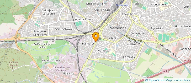 localisation de l'entreprise SCI PYAT à NARBONNE