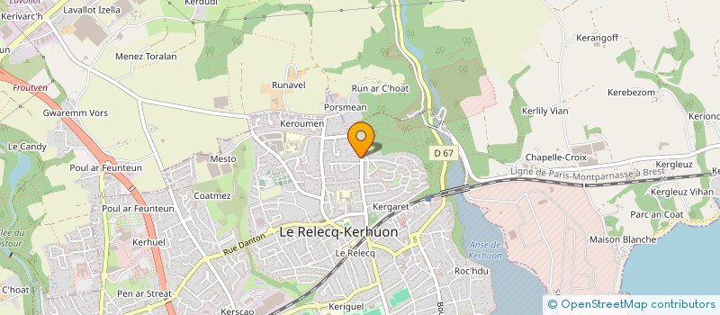 localisation de l'entreprise SCI PYFLAO à LE RELECQ-KERHUON