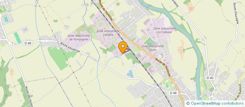 localisation de l'entreprise SCI PYGMEES  AUTERIVE