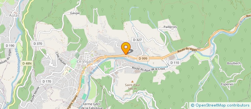 localisation de l'entreprise SCI PYJE  LE VIGAN