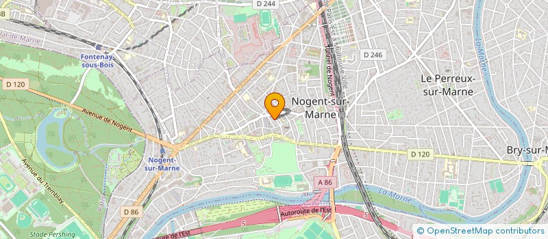 localisation de l'entreprise SCI PYL  NOGENT-SUR-MARNE